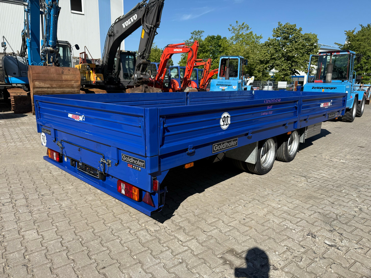 Goldhofer TTP2-7,7/80 Tieflader Tandem mit Rampen TOP - Remorcă platformă: Foto 5 Goldhofer TTP2-7,7/80 Tieflader Tandem mit Rampen TOP - Remorcă platformă: Foto 5