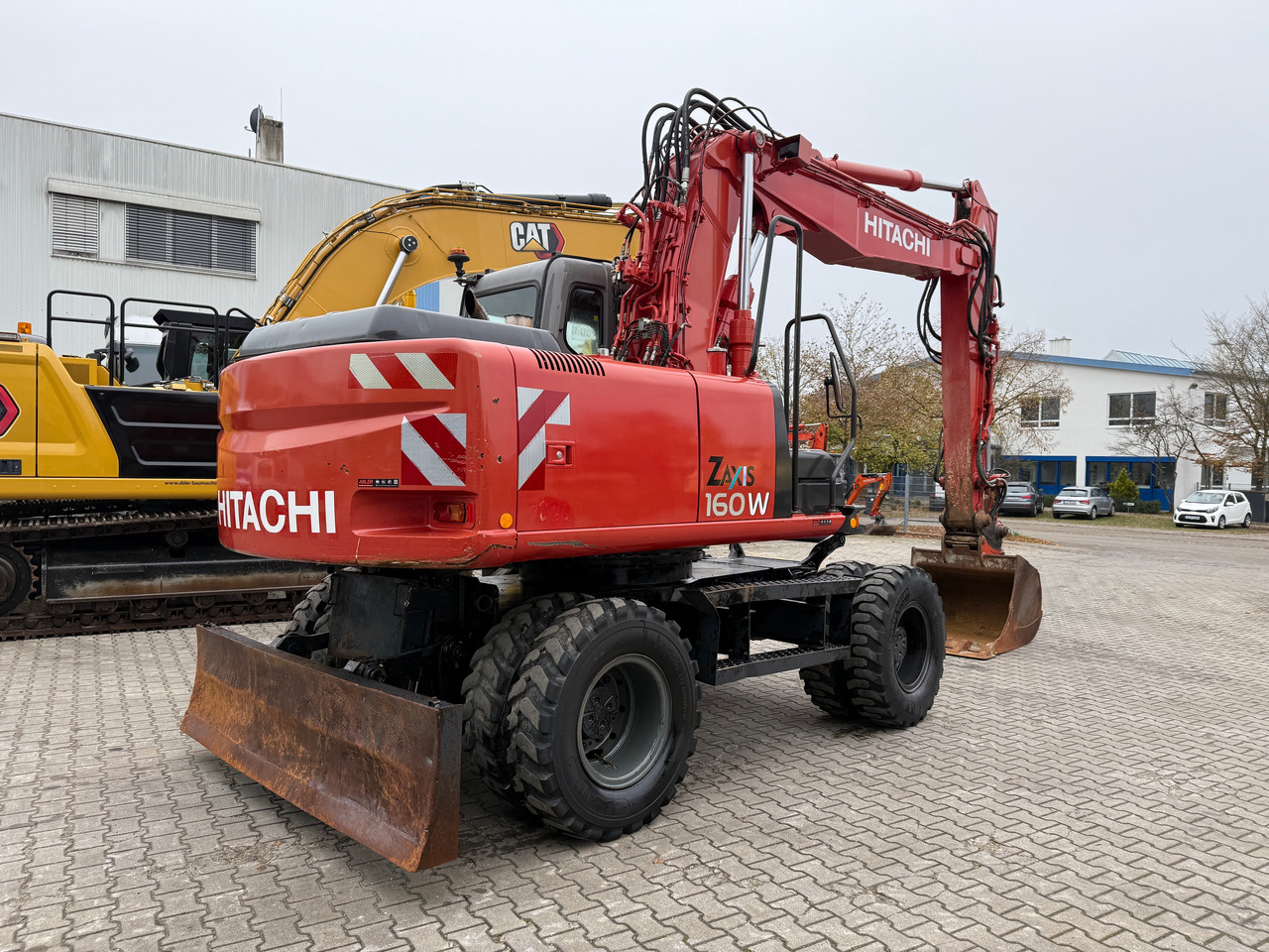 Hitachi ZX 160 W Mobilbagger Klima Zentralschmierung OQ 60-5 - Excavator pe roţi: Foto 4 Hitachi ZX 160 W Mobilbagger Klima Zentralschmierung OQ 60-5 - Excavator pe roţi: Foto 4