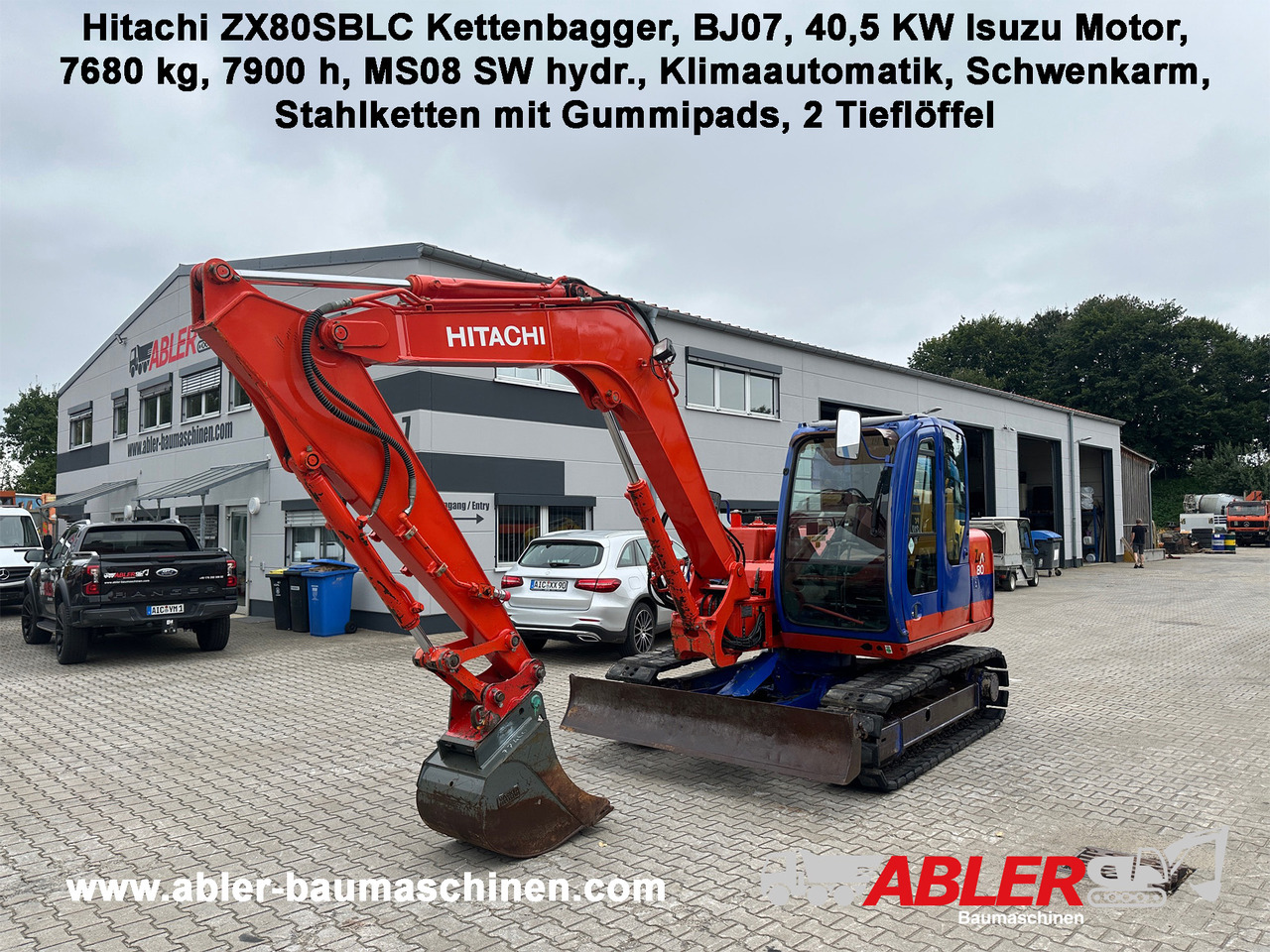 Hitachi ZX80 SBLC Kettenbagger MS08 SW Klima - Excavator: Foto 1 Hitachi ZX80 SBLC Kettenbagger MS08 SW Klima - Excavator: Foto 1
