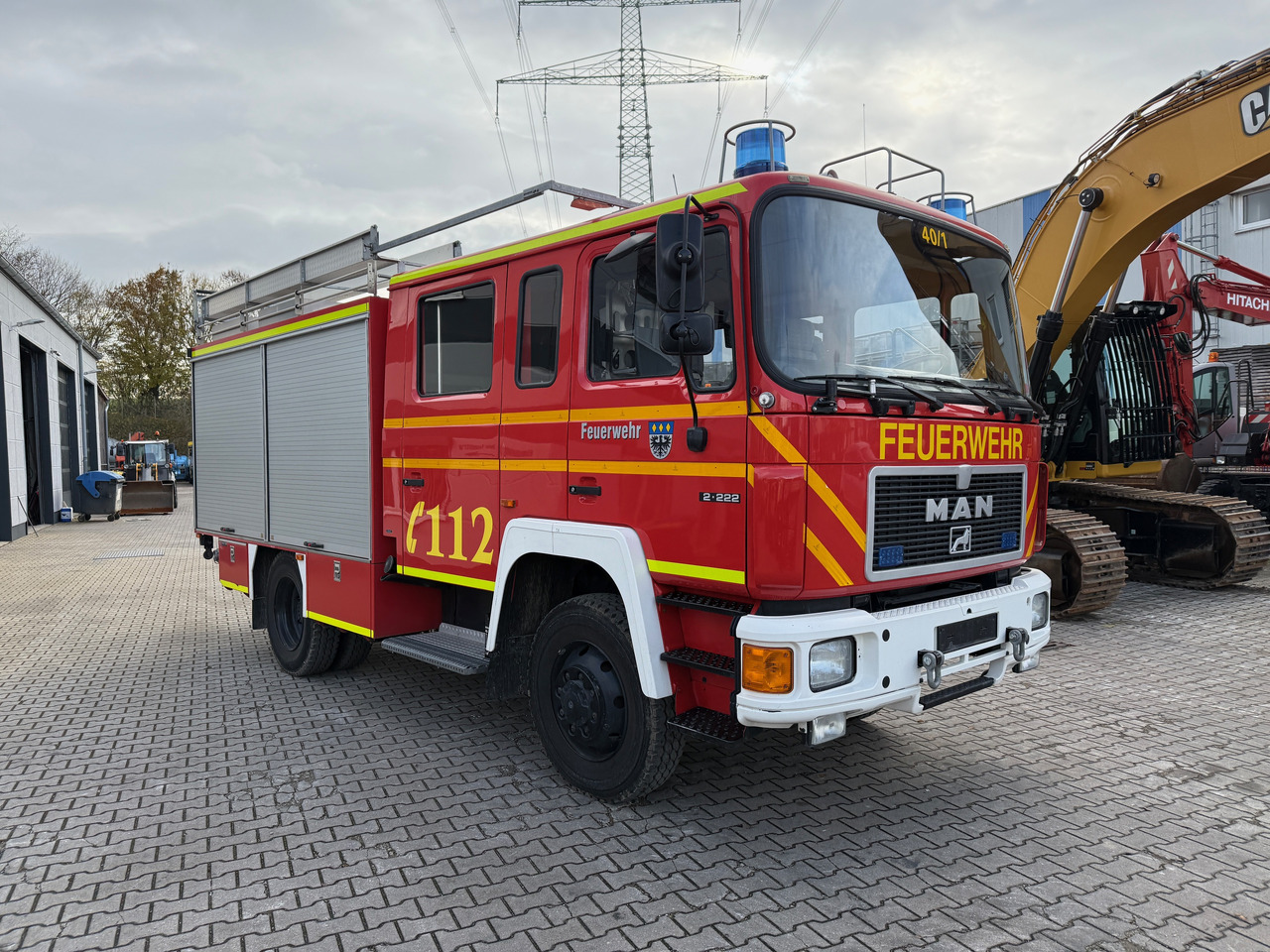 MAN 12.222 LF16 Feuerwehr-LKW - Autospeciala de stins incendii: Foto 3 MAN 12.222 LF16 Feuerwehr-LKW - Autospeciala de stins incendii: Foto 3