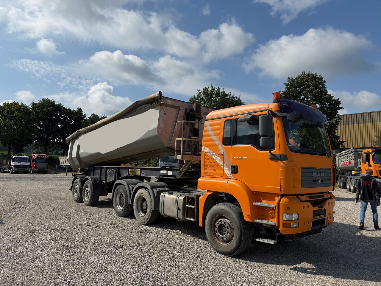 MAN TGA 26.480 6x4 SZM mit Kippauflieger - Camion basculantă: Foto 4 MAN TGA 26.480 6x4 SZM mit Kippauflieger - Camion basculantă: Foto 4