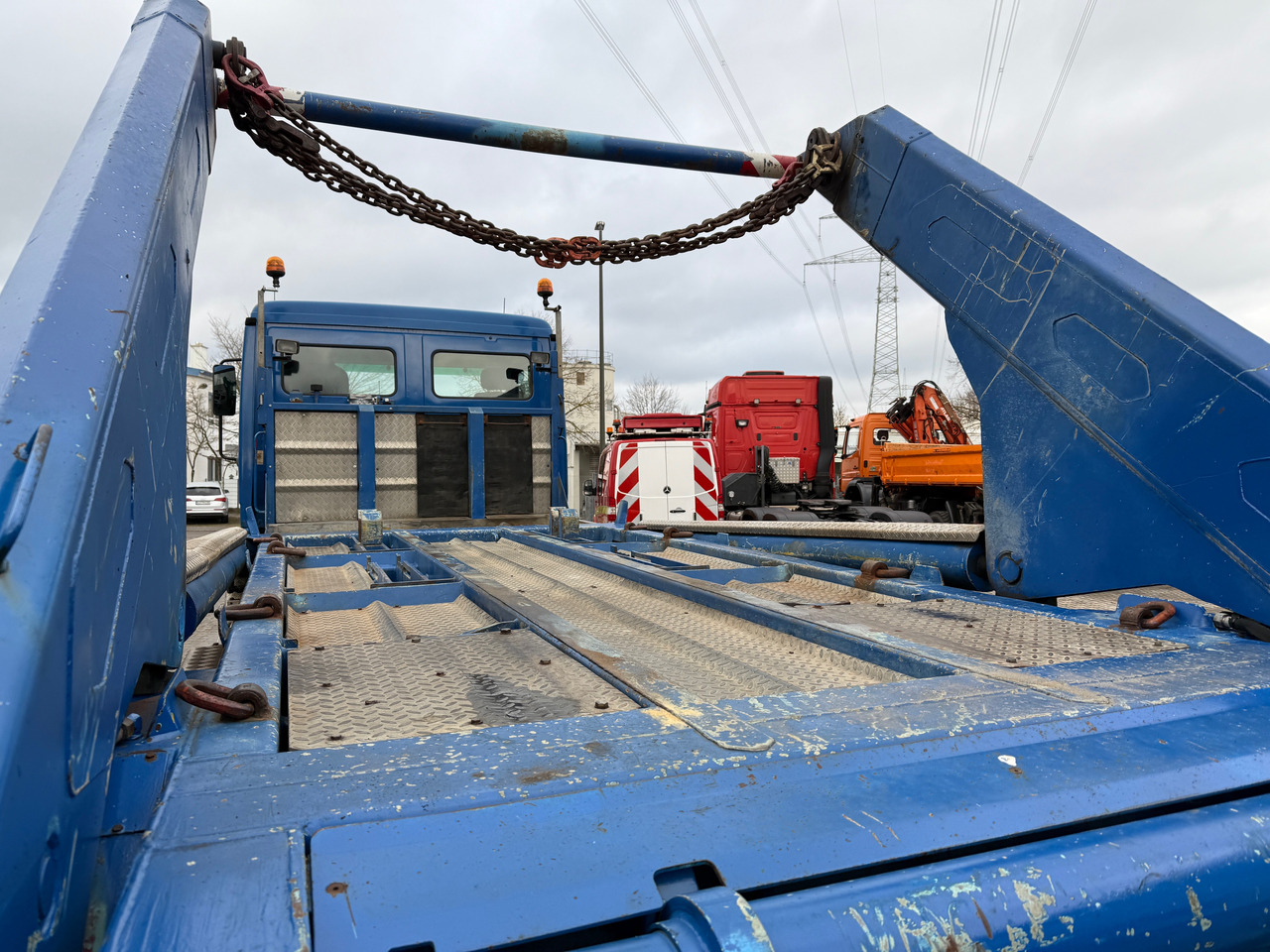 Camion container de gunoi Mercedes-Benz 3243 Actros MP1 4-Achs Absetzkipper: Foto 7