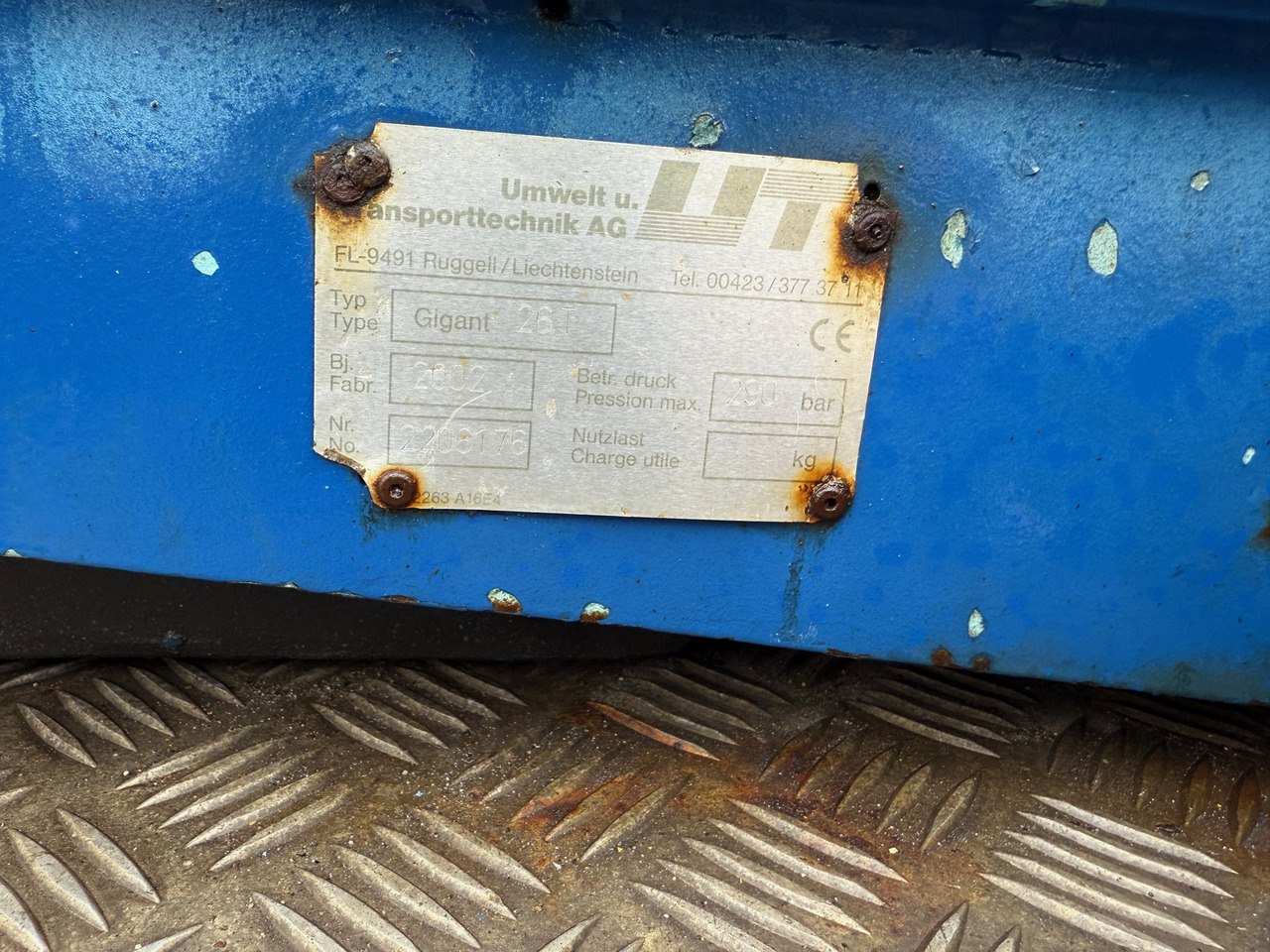 Camion container de gunoi Mercedes-Benz 3243 Actros MP1 4-Achs Absetzkipper: Foto 13