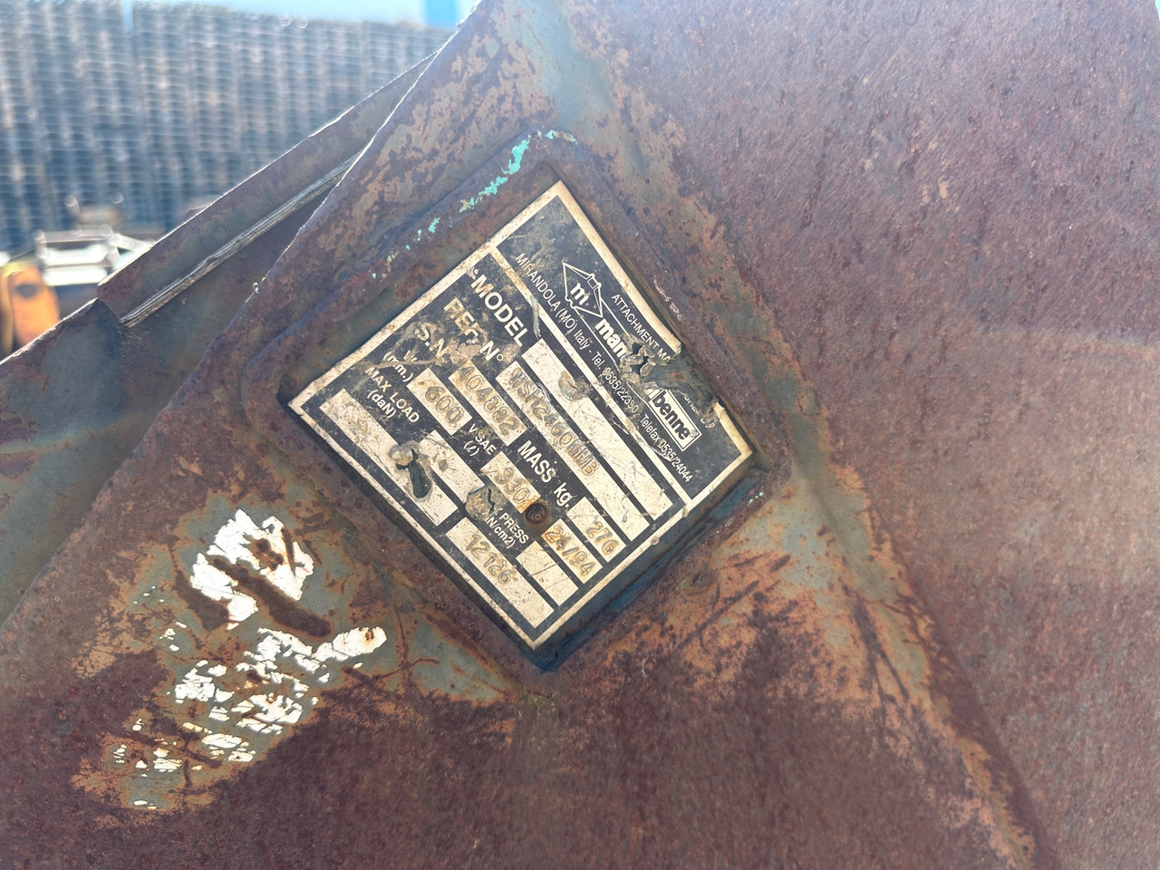 Cupă excavator Tieflöffel 30cm Mantovanibenne: Foto 6 Cupă excavator Tieflöffel 30cm Mantovanibenne: Foto 6