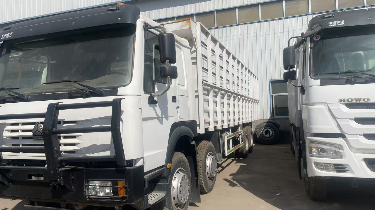 SINOTRUK HOWO 8*4 WITH FENCE DUMP TRUCK LIVESTOCK TRUCK - Camion basculantă: Foto 3 SINOTRUK HOWO 8*4 WITH FENCE DUMP TRUCK LIVESTOCK TRUCK - Camion basculantă: Foto 3
