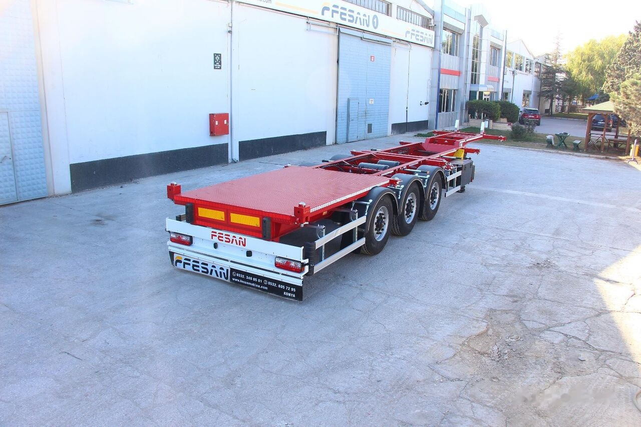 Fesan CONTAINER CARRIER CHASSIS 20 FEET, 30 FEET, 40 FEET, 40 FEET HC, - Semiremorcă transport containere/ Swap body: Foto 1 Fesan CONTAINER CARRIER CHASSIS 20 FEET, 30 FEET, 40 FEET, 40 FEET HC, - Semiremorcă transport containere/ Swap body: Foto 1