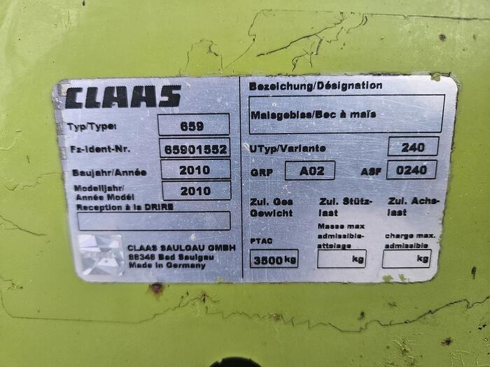 Claas Orbis 750 - Heder de recoltat porumb: Foto 5 Claas Orbis 750 - Heder de recoltat porumb: Foto 5