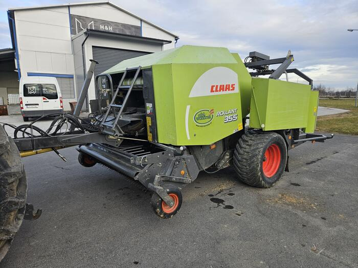 Claas Rollant 355 RC Uniwrap - Presă baloţi rotunzi, Maşina de infoliat baloti: Foto 1 Claas Rollant 355 RC Uniwrap - Presă baloţi rotunzi, Maşina de infoliat baloti: Foto 1