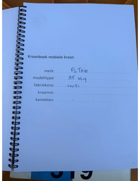 Utilaje constructii Potain AF 519 Torenkraan Bouwkraan Kraan Verzetbaar Radiografisch: Foto 8