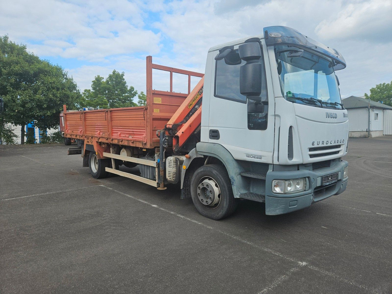 Iveco ML120E22 Pritsche mit Kran Palfinger Funck - Camion platformă, Camion cu macara: Foto 4 Iveco ML120E22 Pritsche mit Kran Palfinger Funck - Camion platformă, Camion cu macara: Foto 4