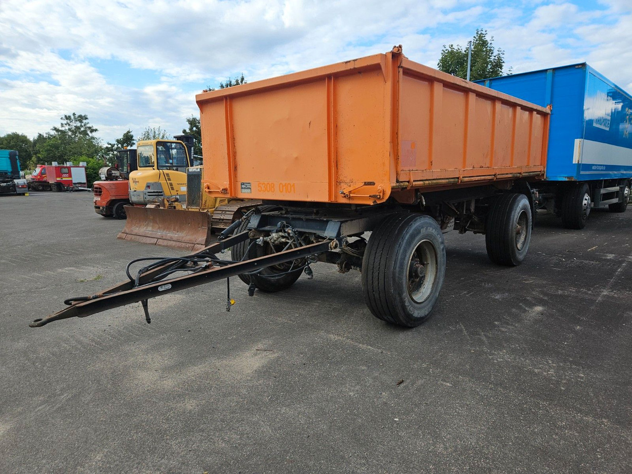 Tebbe ZK 180 Dreiseitenkipper - Remorcă basculantă: Foto 4 Tebbe ZK 180 Dreiseitenkipper - Remorcă basculantă: Foto 4