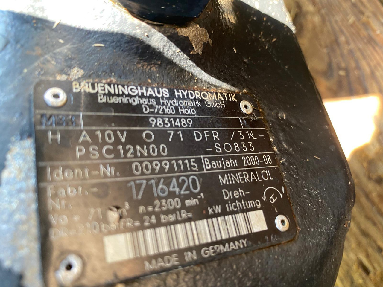 Pompa hidraulica pentru Utilaje constructii Liebherr A4VG125, PVG350 aus L564: Foto 9
