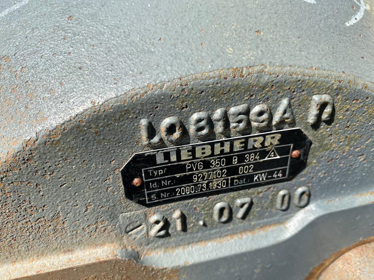 Pompa hidraulica pentru Utilaje constructii Liebherr A4VG125, PVG350 aus L564: Foto 8
