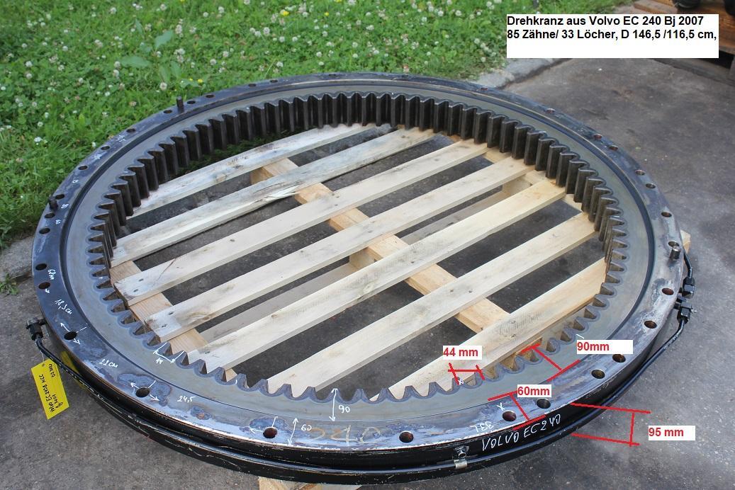 Rulment rotire pentru Utilaje constructii Volvo EC 240 B NLC: Foto 10