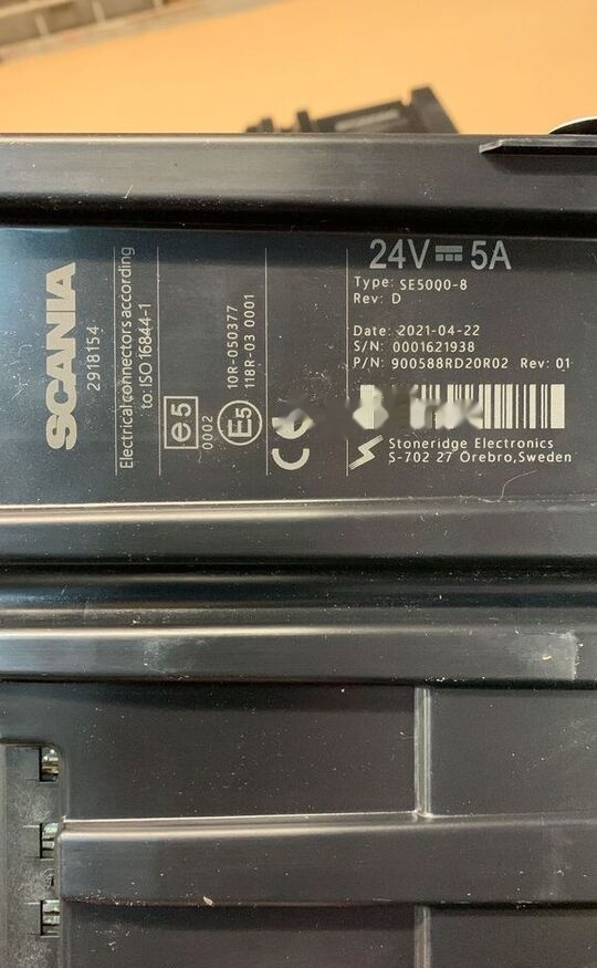 Scania NOWY 24V 5A 2918154 TYPE: SE5000-8 2918154 Scania truck - Tahograf pentru Camion: Foto 3 Scania NOWY 24V 5A 2918154 TYPE: SE5000-8 2918154 Scania truck - Tahograf pentru Camion: Foto 3