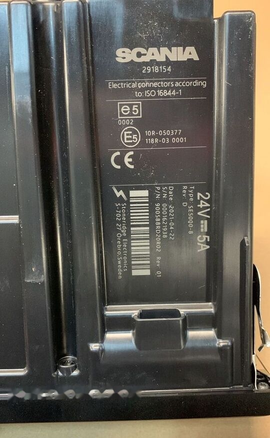 Scania NOWY 24V 5A 2918154 TYPE: SE5000-8 2918154 Scania truck - Tahograf pentru Camion: Foto 2 Scania NOWY 24V 5A 2918154 TYPE: SE5000-8 2918154 Scania truck - Tahograf pentru Camion: Foto 2