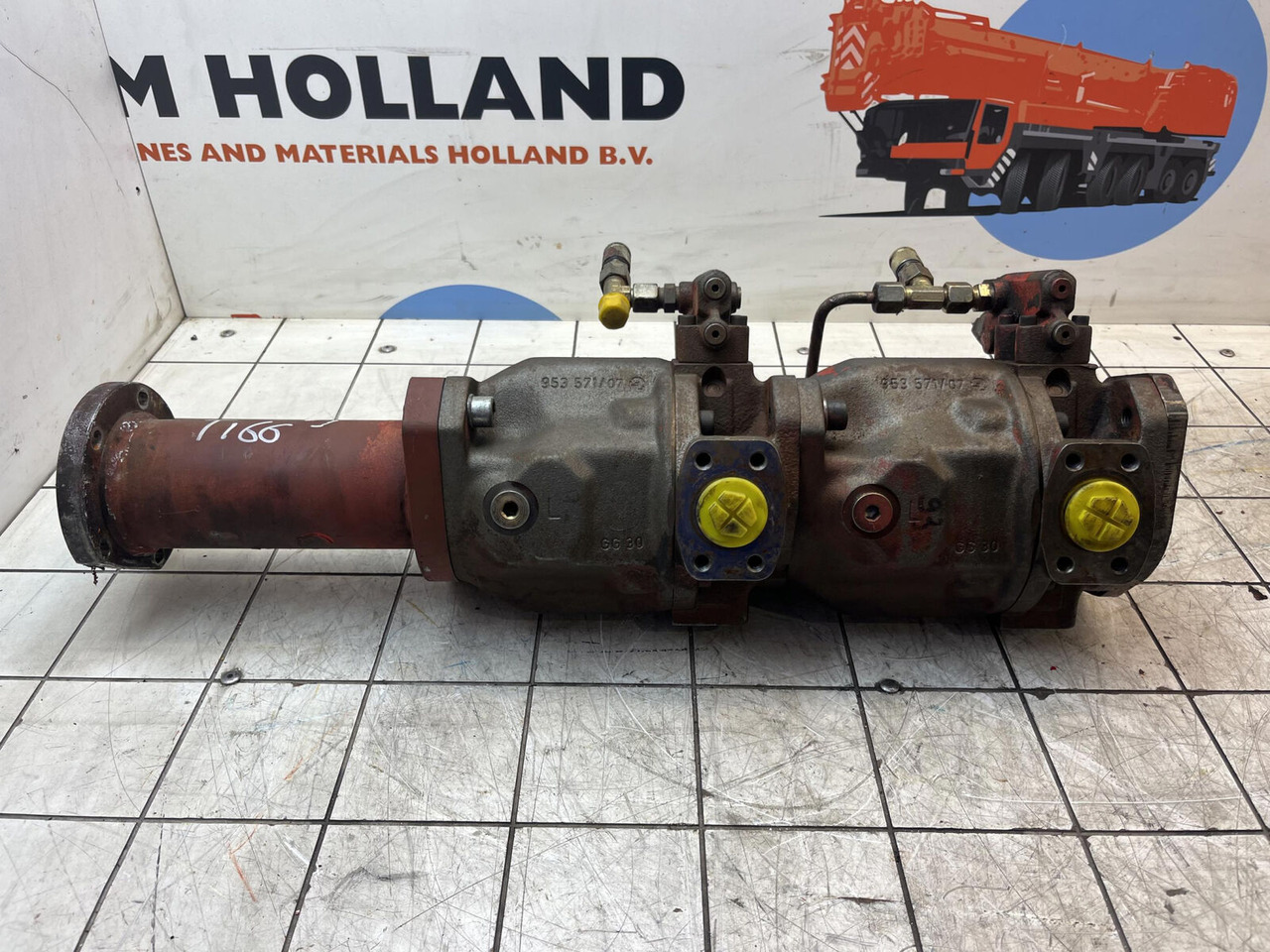 Pompa hidraulica pentru Automacara Grove GMK 5100 pump combination: Foto 6
