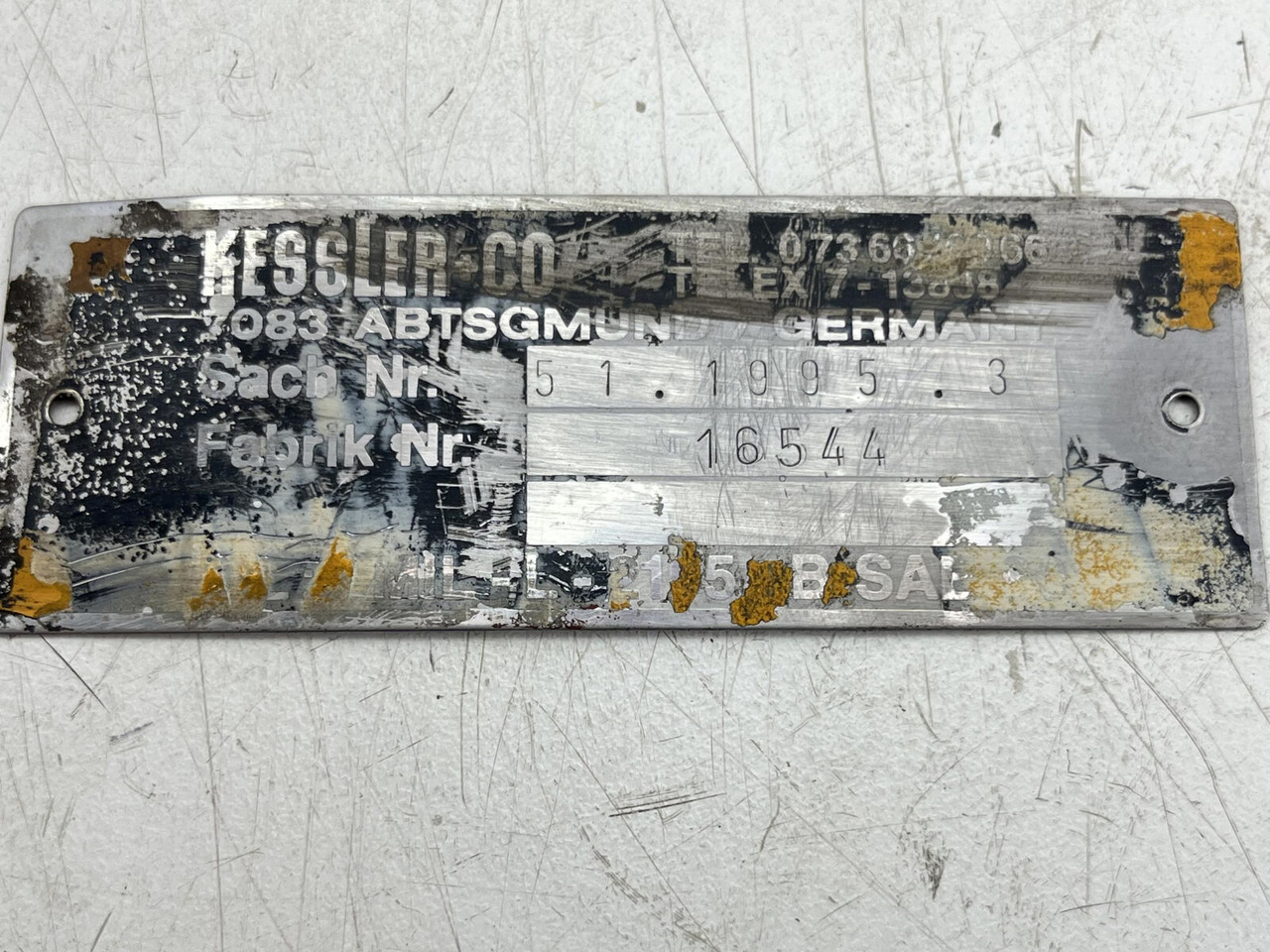 Krupp KMK 2025 end differential 11x29 axle 1 - Diferențial pentru Macara: Foto 5 Krupp KMK 2025 end differential 11x29 axle 1 - Diferențial pentru Macara: Foto 5