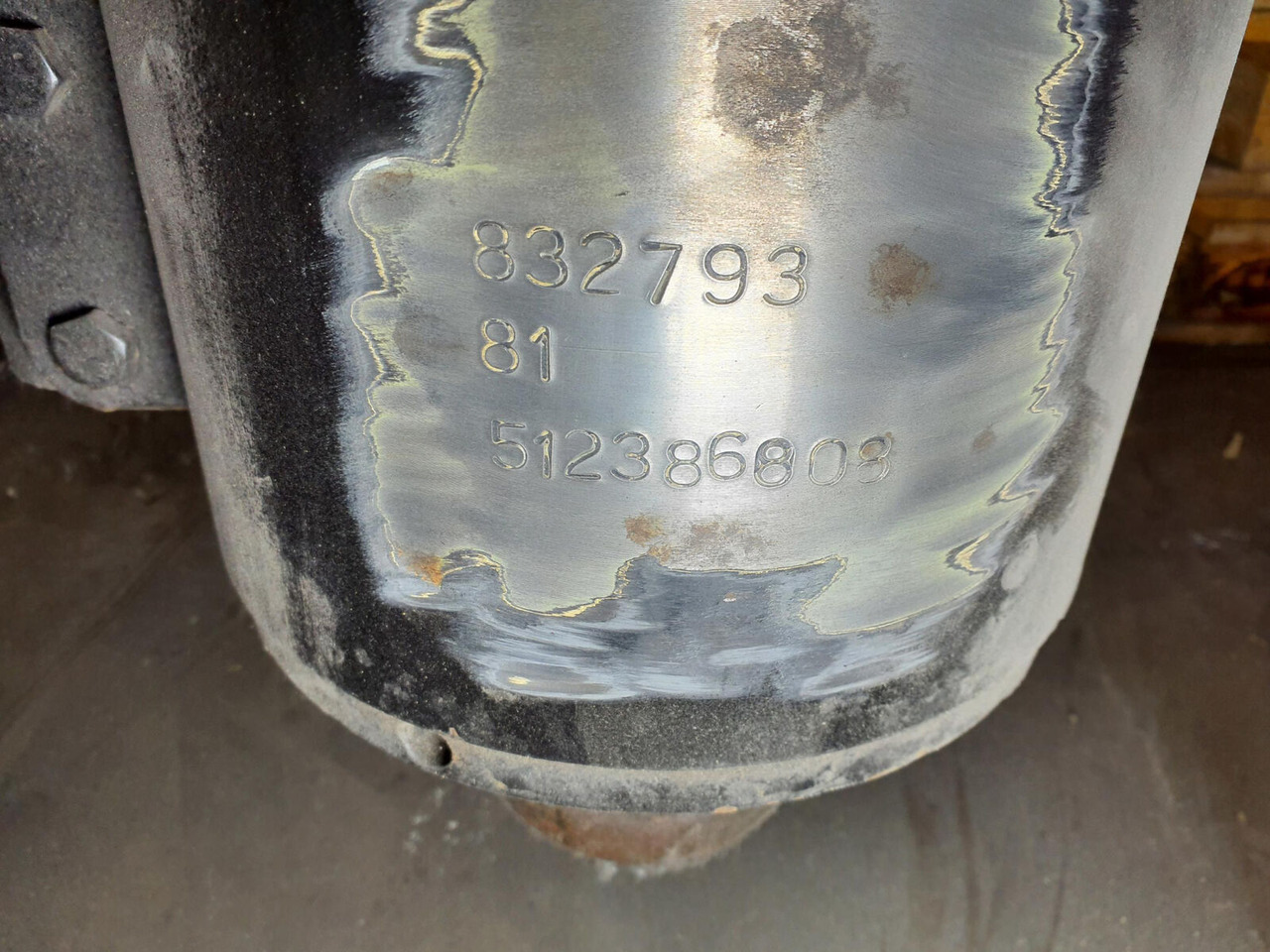 Suspensie pentru Macara Liebherr LTM 1200/1 sliding beam rear pre assembled: Foto 9