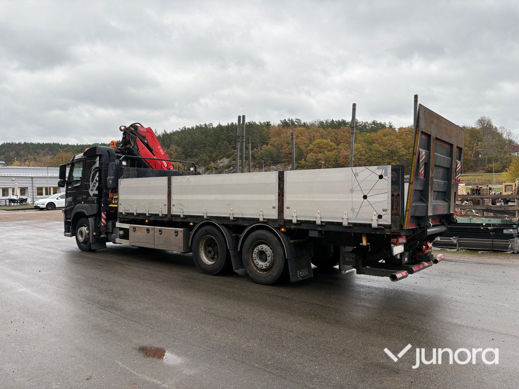 Lastbil med kran - Volvo FM 370 FASSI F155 - Camion platformă, Camion cu macara: Foto 5 Lastbil med kran - Volvo FM 370 FASSI F155 - Camion platformă, Camion cu macara: Foto 5