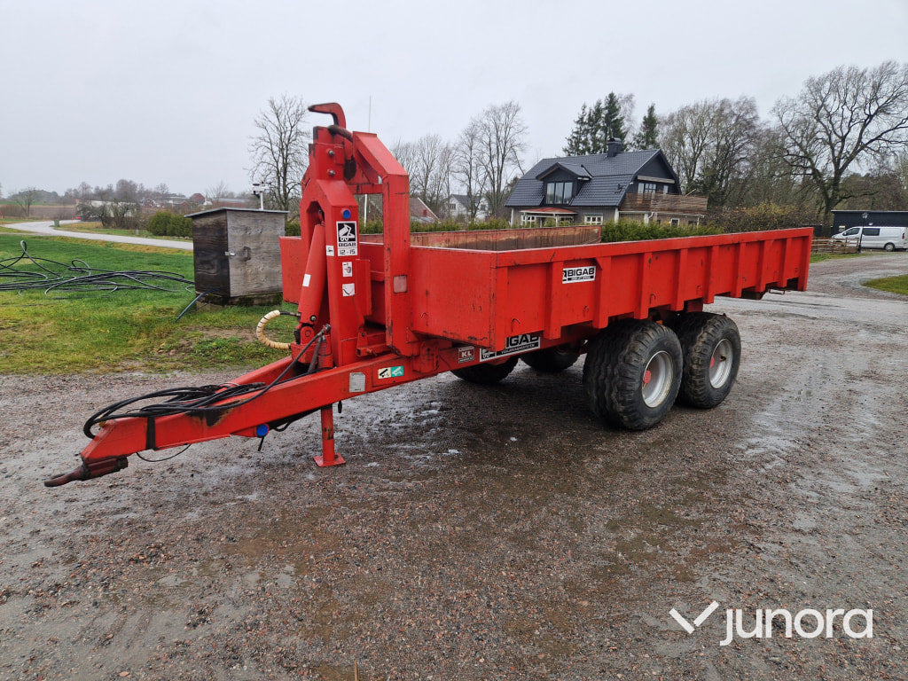 Lastväxlarvagn - Bigab 12-15 Med Flak - Remorcă abroll/ Skiploader: Foto 1 Lastväxlarvagn - Bigab 12-15 Med Flak - Remorcă abroll/ Skiploader: Foto 1