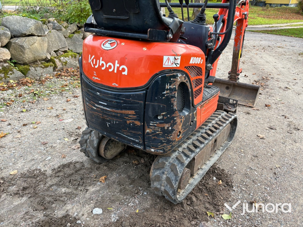 Mini excavator Minigrävare - Kubota, K008-3: Foto 22
