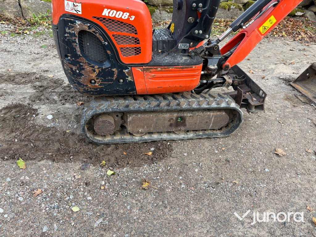 Mini excavator Minigrävare - Kubota, K008-3: Foto 12