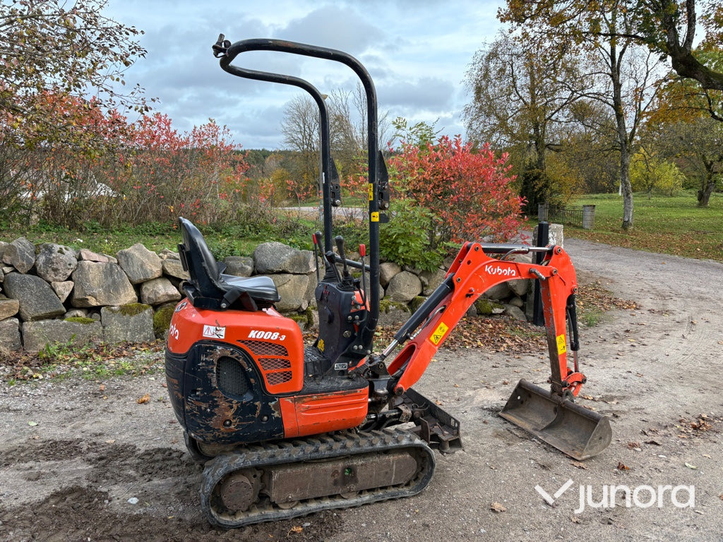 Mini excavator Minigrävare - Kubota, K008-3: Foto 6