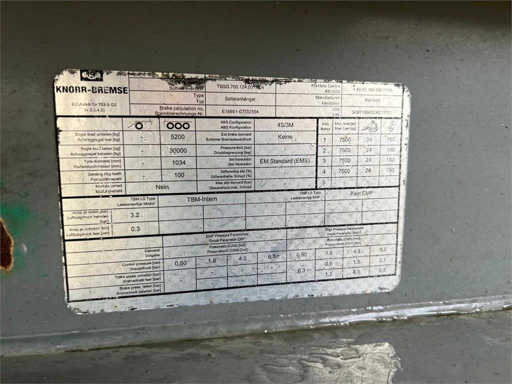 Kel-Berg 36m3 - Semiremorcă basculantă: Foto 3 Kel-Berg 36m3 - Semiremorcă basculantă: Foto 3