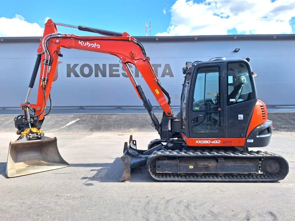Kubota KX080-4a2 PYÖRITTÄJÄLLÄ - Mini excavator: Foto 1 Kubota KX080-4a2 PYÖRITTÄJÄLLÄ - Mini excavator: Foto 1
