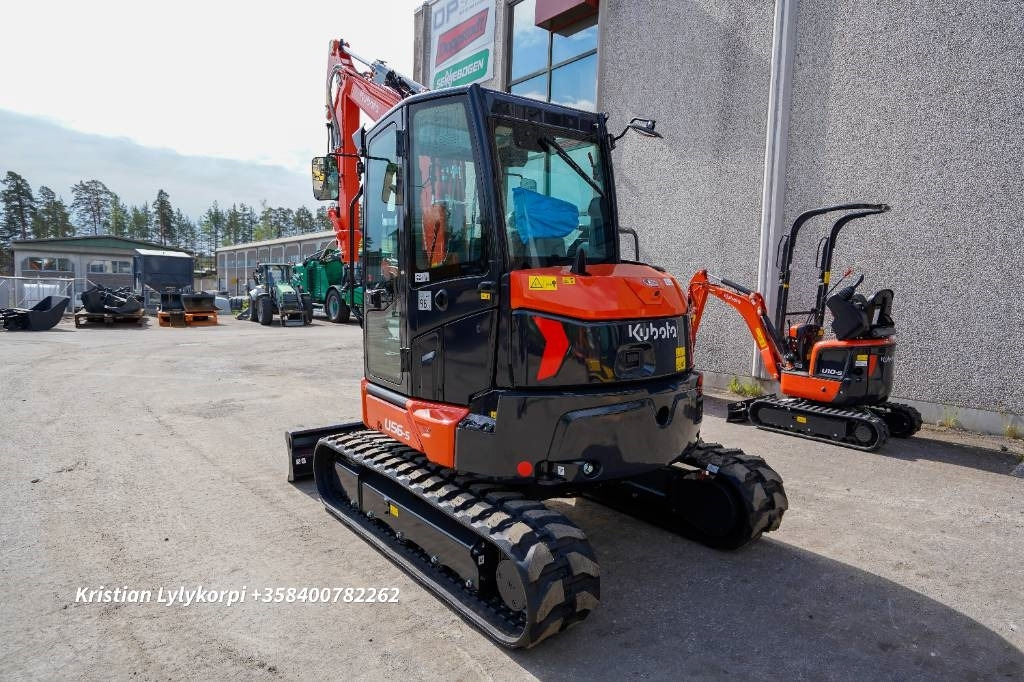 Kubota U56-5 UUSI AJAMATON - Mini excavator: Foto 2 Kubota U56-5 UUSI AJAMATON - Mini excavator: Foto 2