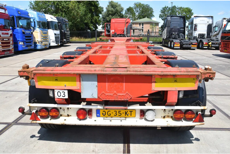 Nooteboom containerchassis - LIFT AXLE - DISC BRAKES - BPW AXLES - 2 x EXTENDABLE - - Semiremorcă transport containere/ Swap body: Foto 3 Nooteboom containerchassis - LIFT AXLE - DISC BRAKES - BPW AXLES - 2 x EXTENDABLE - - Semiremorcă transport containere/ Swap body: Foto 3