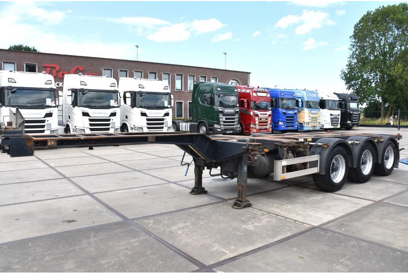 Pacton T3-010 - 2 x LIFT AXLE - BPW AXLES - DRUM BRAKES - 2 x EXTENDABLE - - Semiremorcă transport containere/ Swap body: Foto 1 Pacton T3-010 - 2 x LIFT AXLE - BPW AXLES - DRUM BRAKES - 2 x EXTENDABLE - - Semiremorcă transport containere/ Swap body: Foto 1