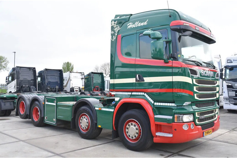Scania R520 HL V8 8x2 - EURO 6 - MANUAL - RETARDER - WHEELBASE: 510 cm - 10 TONS FRONT AXLE - XENON - - Camion transport containere/ Swap body: Foto 2 Scania R520 HL V8 8x2 - EURO 6 - MANUAL - RETARDER - WHEELBASE: 510 cm - 10 TONS FRONT AXLE - XENON - - Camion transport containere/ Swap body: Foto 2