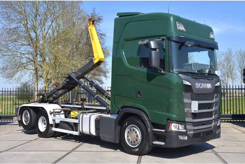 Scania S500 NGS 6x2*4 - HOOKLIFT SYSTEM - RETARDER - 313 TKM - PARK. AIRCO - WHEELBASE: 475 CM - PTO - GOOD CONDITION - - Camion cu cârlig: Foto 1 Scania S500 NGS 6x2*4 - HOOKLIFT SYSTEM - RETARDER - 313 TKM - PARK. AIRCO - WHEELBASE: 475 CM - PTO - GOOD CONDITION - - Camion cu cârlig: Foto 1