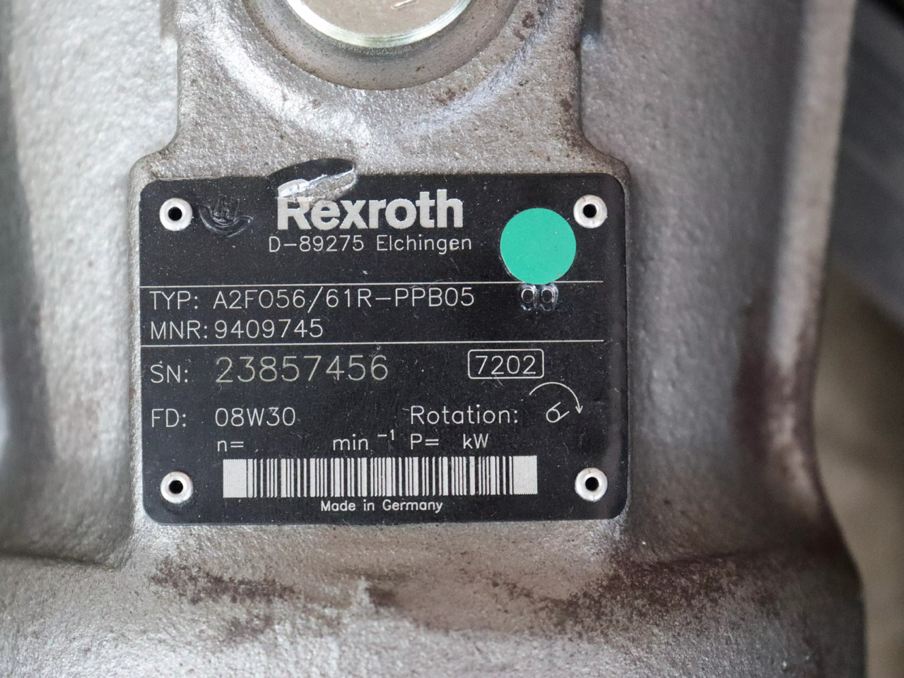 REXROTH A2FO56/61R-PPB05 - Pompa hidraulica pentru Utilaje constructii: Foto 3 REXROTH A2FO56/61R-PPB05 - Pompa hidraulica pentru Utilaje constructii: Foto 3
