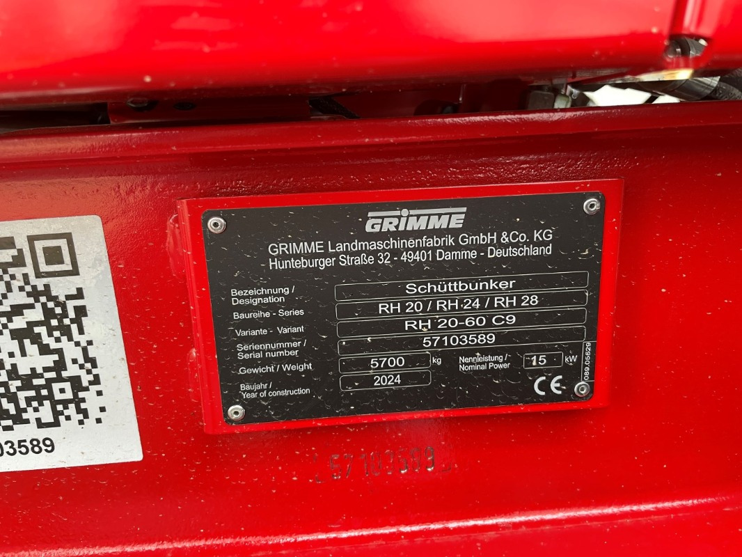 Grimme RH 20-60 C9 - Rental - Utilaje de depozitat: Foto 2 Grimme RH 20-60 C9 - Rental - Utilaje de depozitat: Foto 2