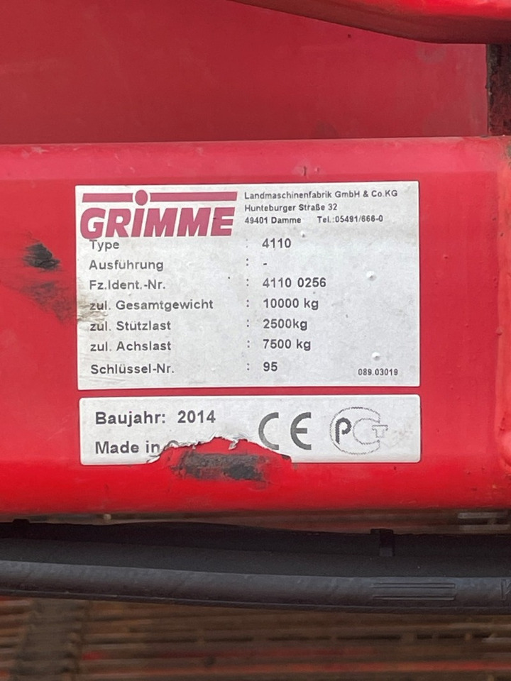 Grimme SE 260 NB - Combină agricola: Foto 2 Grimme SE 260 NB - Combină agricola: Foto 2