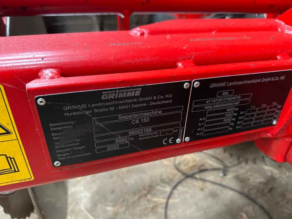 Grimme CS-150 CombiStar XL - Combină de recoltat cartofi: Foto 2 Grimme CS-150 CombiStar XL - Combină de recoltat cartofi: Foto 2