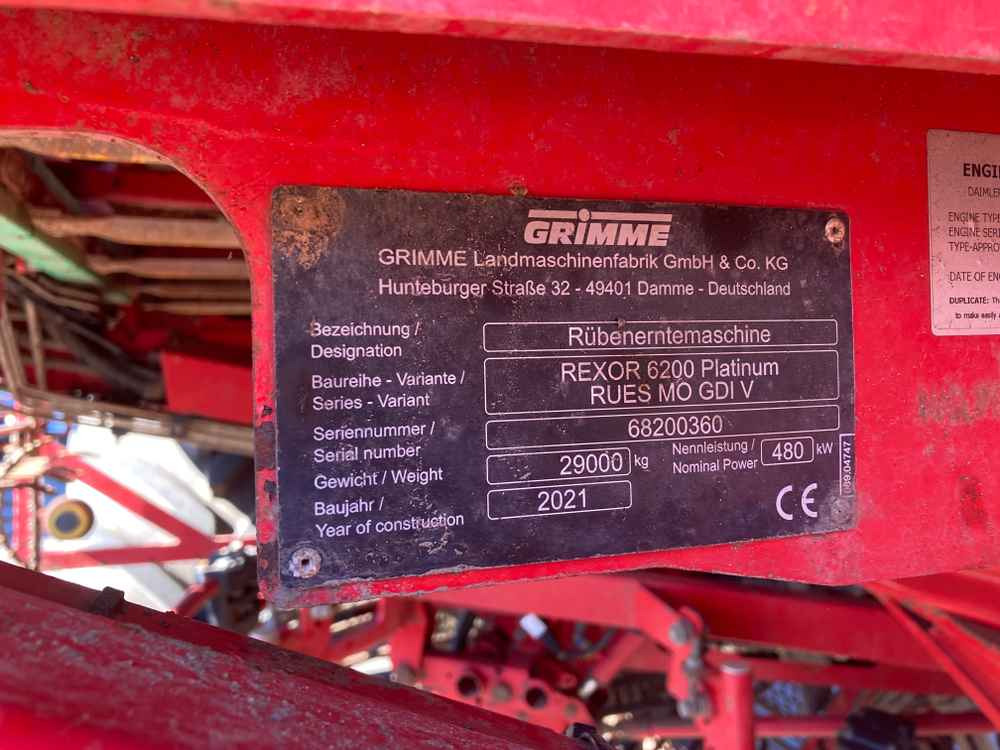 Grimme Grimme Rexor 620 Self-Propelled Sugarbeet Harvester - Maşină pentru prelucrarea solului: Foto 2 Grimme Grimme Rexor 620 Self-Propelled Sugarbeet Harvester - Maşină pentru prelucrarea solului: Foto 2