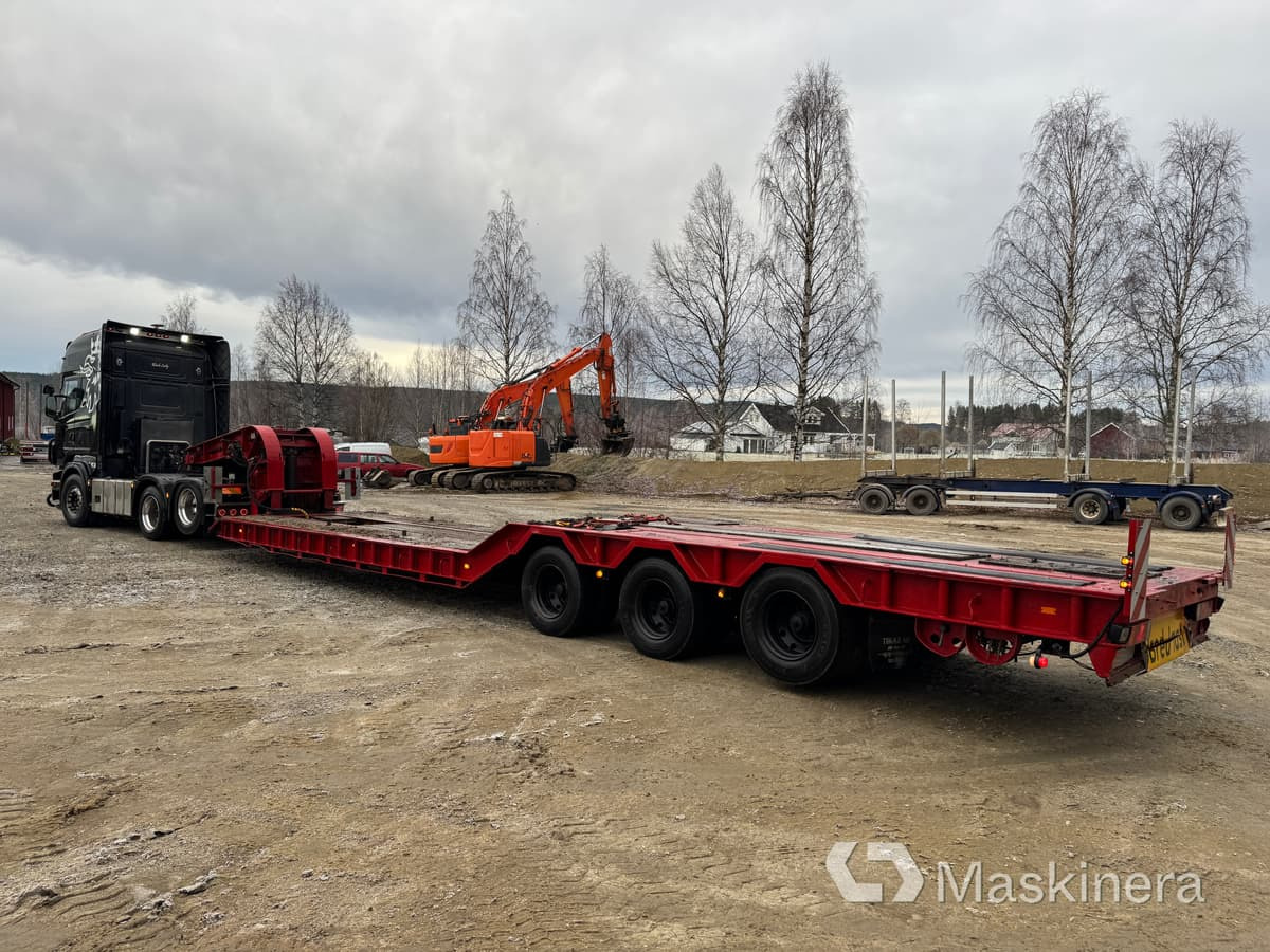 Scania R 620, Hafo H35 Plsbo Lastbil Scania R 620 med maskintrailer - Cap tractor, Semiremorcă transport auto: Foto 4 Scania R 620, Hafo H35 Plsbo Lastbil Scania R 620 med maskintrailer - Cap tractor, Semiremorcă transport auto: Foto 4