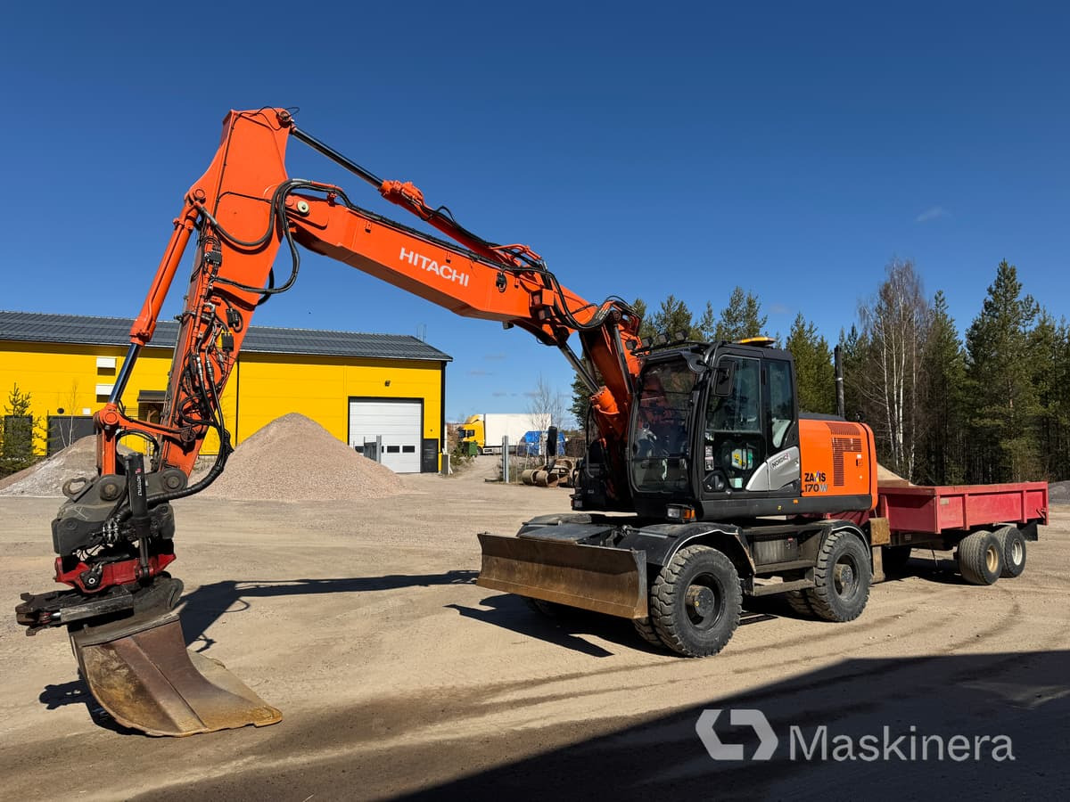 Hitachi ZX170W-5B Hjulgrävare Hitachi ZX170W med vagn - Excavator pe şenile: Foto 1 Hitachi ZX170W-5B Hjulgrävare Hitachi ZX170W med vagn - Excavator pe şenile: Foto 1