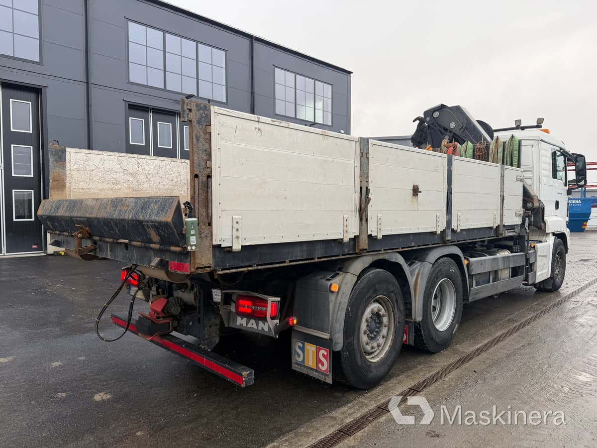 Kranväxlare Man TGS 26.480 med tillbehör - Camion platformă, Camion cu macara: Foto 4 Kranväxlare Man TGS 26.480 med tillbehör - Camion platformă, Camion cu macara: Foto 4