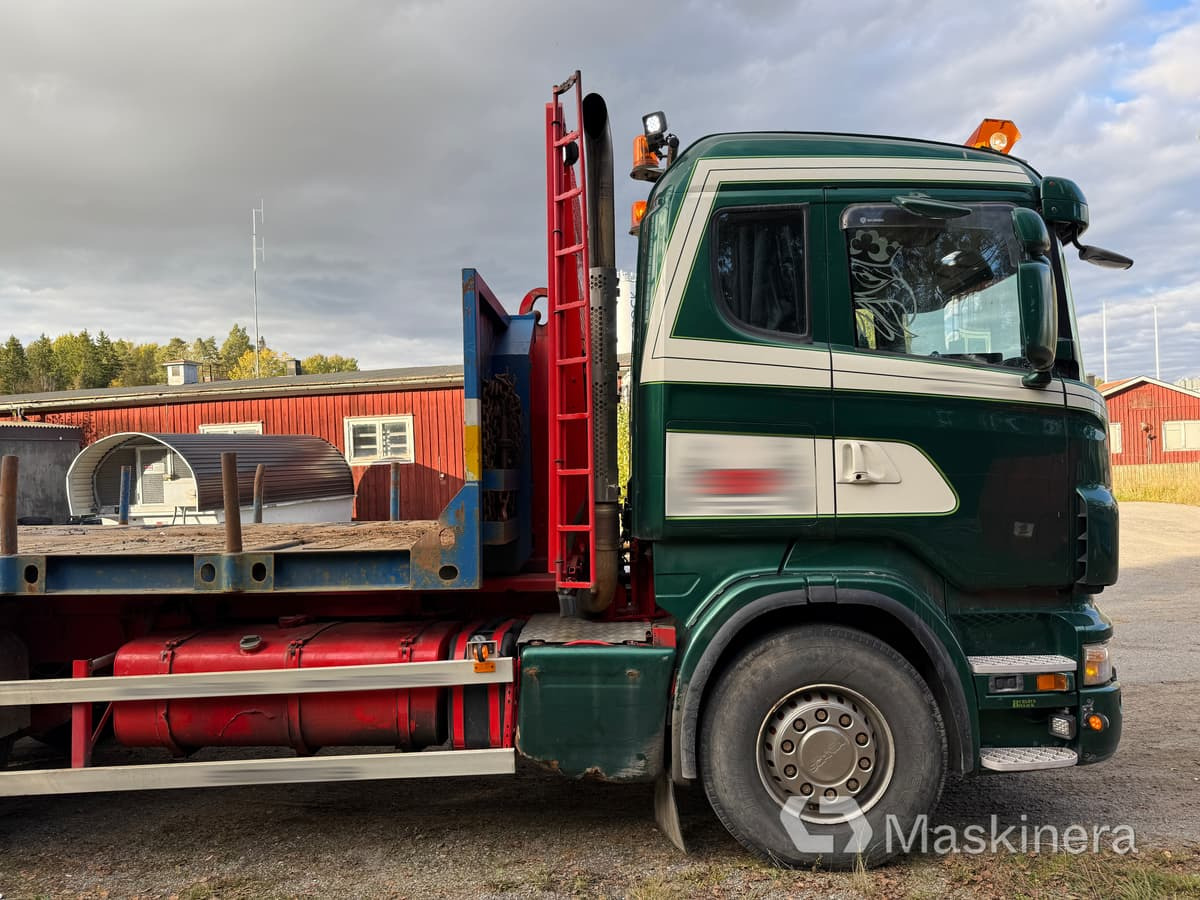 Lastväxlare Scania R420 6X4 Tridem med maskinflak och grusflak - Camion cu cârlig: Foto 4 Lastväxlare Scania R420 6X4 Tridem med maskinflak och grusflak - Camion cu cârlig: Foto 4