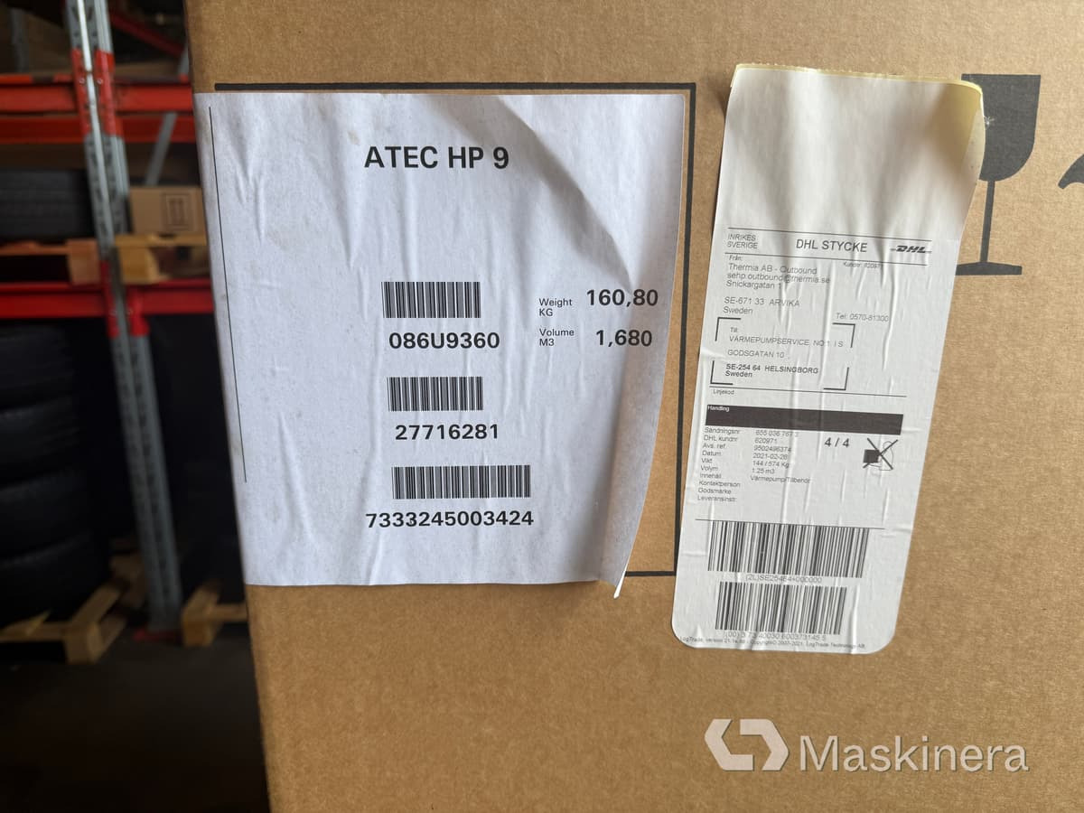 Luft Vatten - värmepump Thermia Atec Control Total 6-13 + HP 9 - Echipament industrial de climatizare: Foto 2 Luft Vatten - värmepump Thermia Atec Control Total 6-13 + HP 9 - Echipament industrial de climatizare: Foto 2