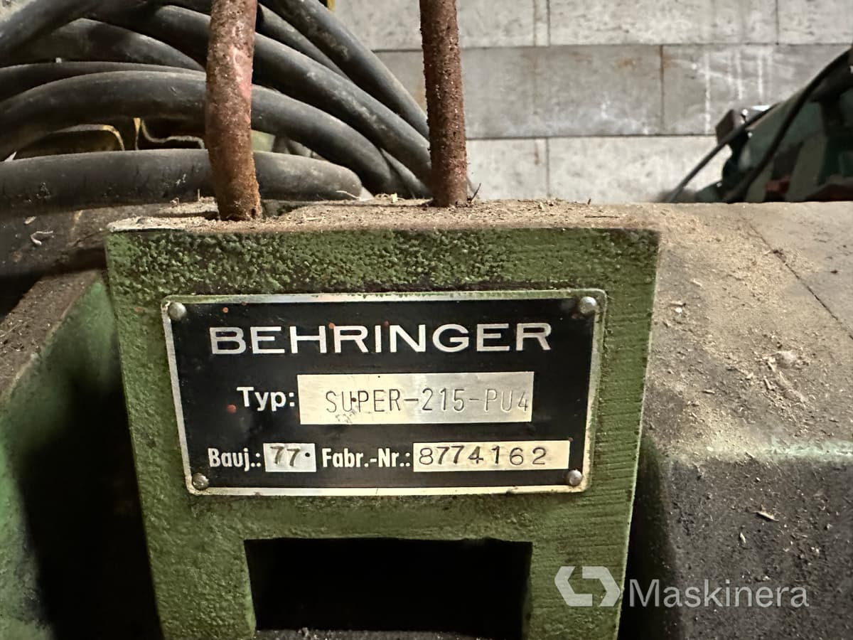 Metallsåg Behringer Super 215 PU4 - Utilaj pentru prelucrarea lemnului: Foto 5 Metallsåg Behringer Super 215 PU4 - Utilaj pentru prelucrarea lemnului: Foto 5