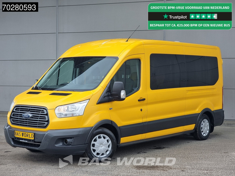 Ford Transit 130pk Personenvervoer Luchtvering Taxi L3H2 Ramp Airco Cruise Parkeersensoren Euro6 Kombi Tourer 9-zitter 9-Sitze 11m3 Airco Cru - Microbuz, Transport persoane: Foto 1 Ford Transit 130pk Personenvervoer Luchtvering Taxi L3H2 Ramp Airco Cruise Parkeersensoren Euro6 Kombi Tourer 9-zitter 9-Sitze 11m3 Airco Cru - Microbuz, Transport persoane: Foto 1