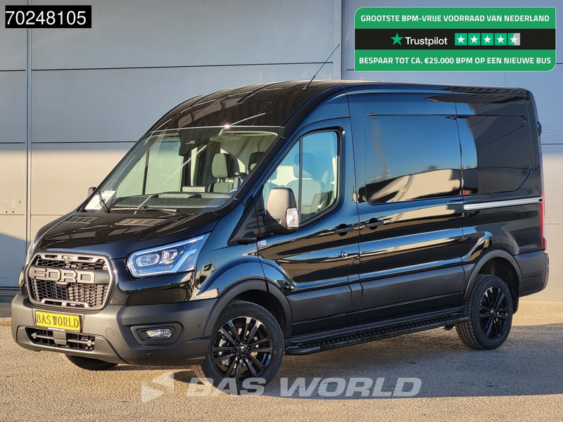 Ford Transit 165pk Automaat Limited Black Edition Dubbele schuifdeur Raptor Grill L2H2 ACC 360camera Navi CarPlay Xenon Camera 10m3 Airco - Dubă: Foto 1 Ford Transit 165pk Automaat Limited Black Edition Dubbele schuifdeur Raptor Grill L2H2 ACC 360camera Navi CarPlay Xenon Camera 10m3 Airco - Dubă: Foto 1