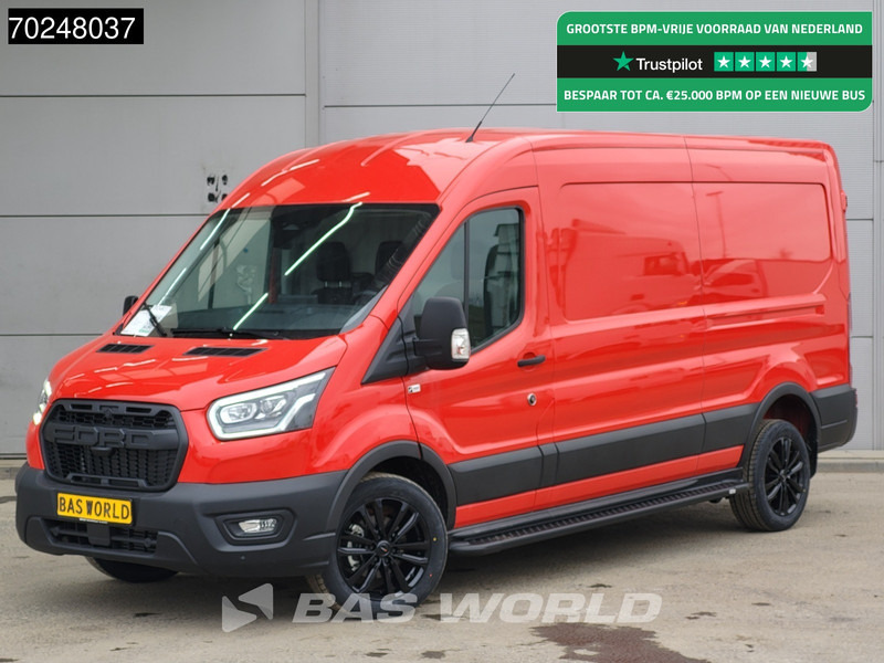 Ford Transit 165pk Automaat Limited Black Edition Raptor Grill L3H2 New model! CarPlay Xenon Camera 11m3 Airco Cruise control - Dubă: Foto 1 Ford Transit 165pk Automaat Limited Black Edition Raptor Grill L3H2 New model! CarPlay Xenon Camera 11m3 Airco Cruise control - Dubă: Foto 1