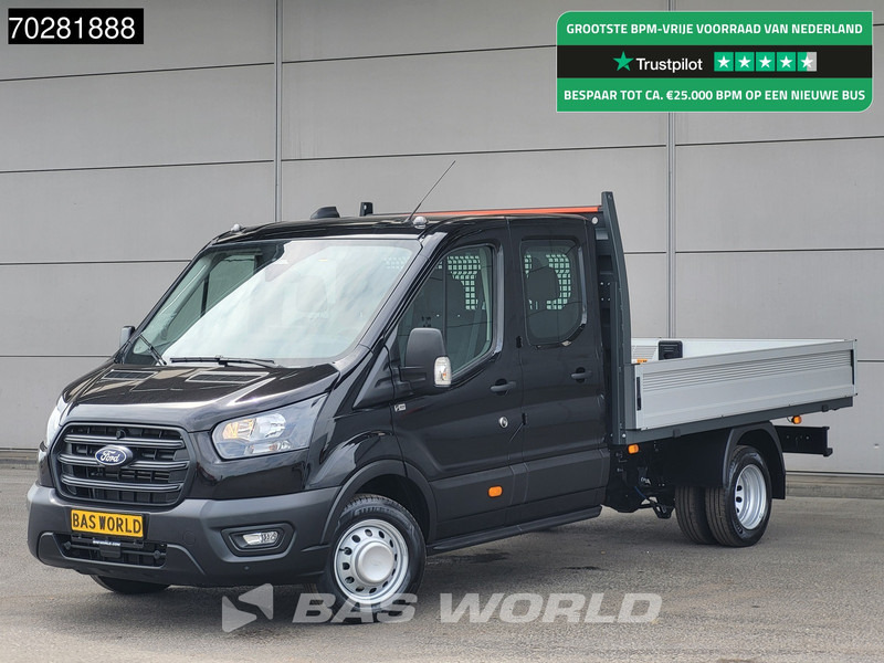 Ford Transit 170pk Automaat Dubbel Cabine 3500kg Trekhaak Open Laadbak Pritsche SYNC4 scherm CarPlay Camera Airco Trekhaak Cruise control - Autoutilitară cu platformă: Foto 1 Ford Transit 170pk Automaat Dubbel Cabine 3500kg Trekhaak Open Laadbak Pritsche SYNC4 scherm CarPlay Camera Airco Trekhaak Cruise control - Autoutilitară cu platformă: Foto 1